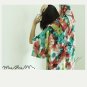 COSTA DEL SUR FLORAL ROBE CAPE