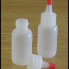 Plastic Squeeze Bottles 1oz w/ Yorker Spout Cap Lot of 25