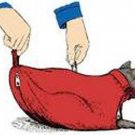 The Cat Sack Restraint with Rear Underside Zipper Nylon Medium (5-10 lbs)