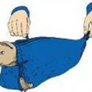 The Original Cat Sack Restraint Nylon Blue Large (10-15 lbs)