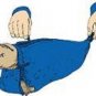 The Original Cat Sack Restraint Nylon Blue Large (10-15 lbs)