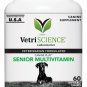Canine Plus Senior Chew Tabs Multi-Vitamin/Mineral Supplement for Dogs 60 Chew Tabs