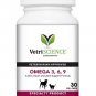 Omega 3,6,9 Skin and Coat, Heart and Joint Support Formula for Dogs and Cats 30ct