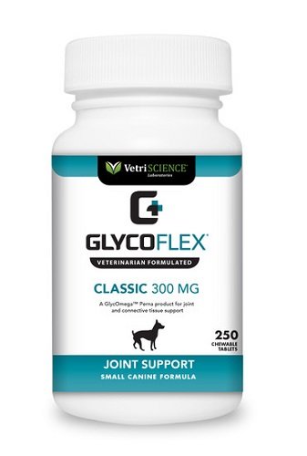 Glyco Flex Classic Joint Support Chew Tabs for Dogs 300mg 250ct