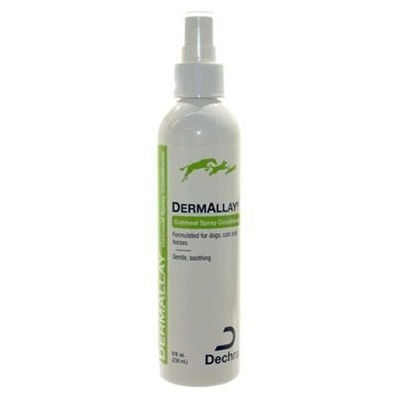 Dermallay Spray Oatmeal Conditioner Dry Skin Treatment for Pets 12oz