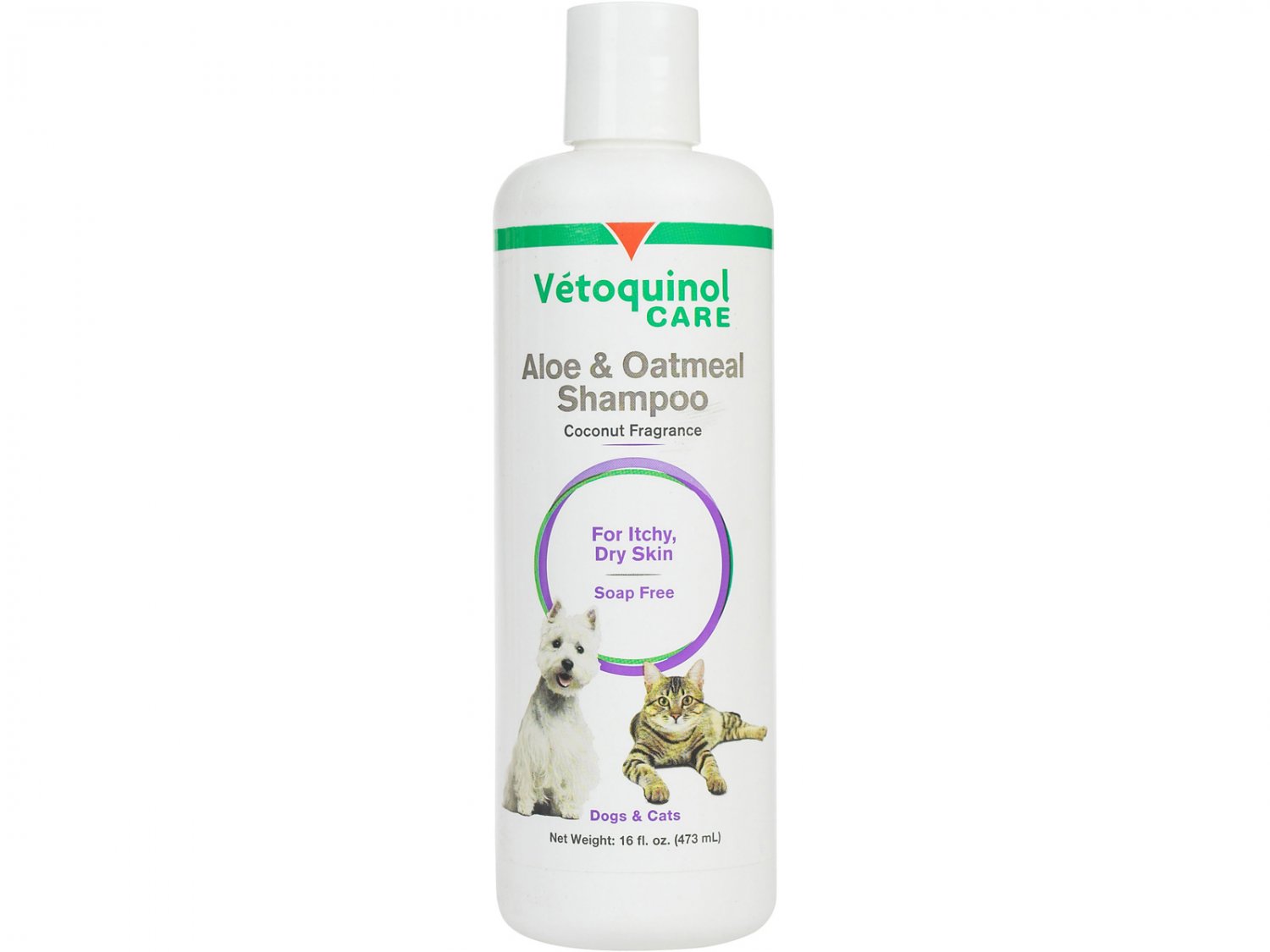 Vetoquinol Aloe & Oatmeal Soap Free Moisturizing for Dogs & Cats
