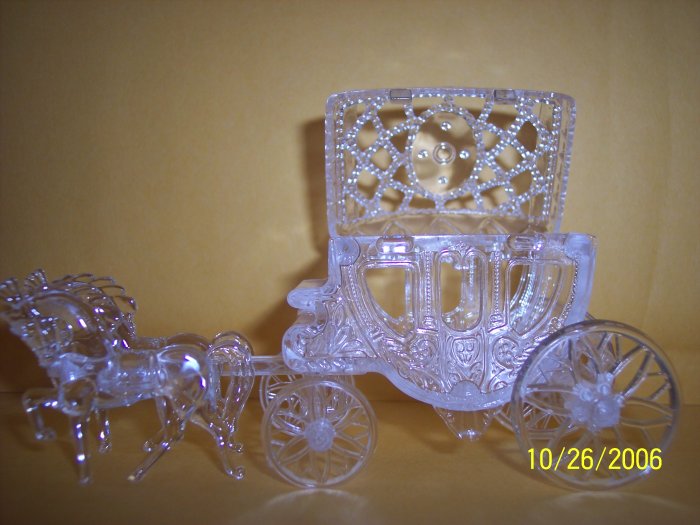 Cinderella Carriage Wedding Favors Clear 100