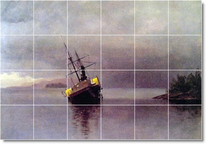 Bierstadt Waterfront Room Wall Murals Living Ideas Remodel Home