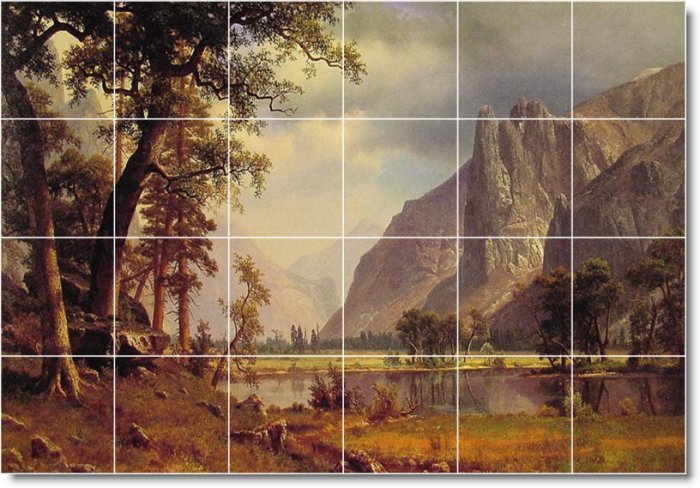 Bierstadt Landscapes Kitchen Wall Tiles Ideas Interior Renovate