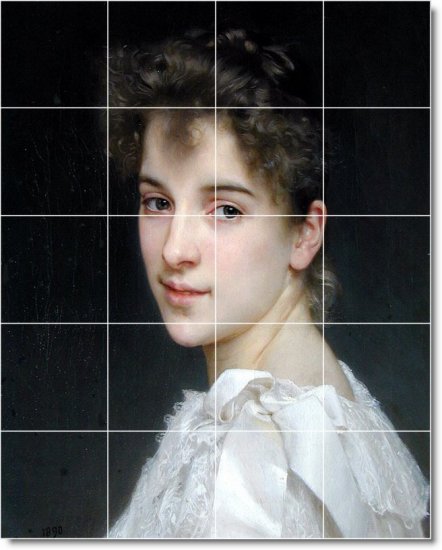 Bouguereau Women Shower Bathroom Tile Mural House Construction