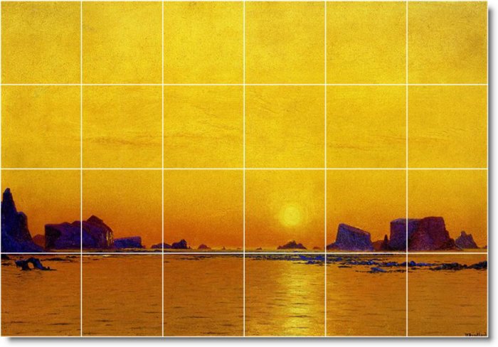 Bradford Waterfront Murals Wall Shower Tile Modern House Decor