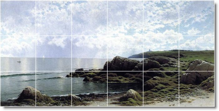 Bricher Waterfront Room Tile Mural Dining Renovate Modern Home