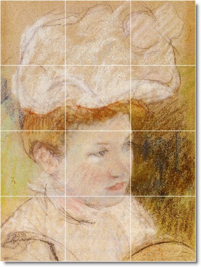 Cassatt Women Dining Mural Room Tiles Ideas Remodel Residential