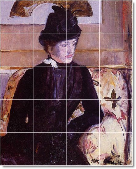 Cassatt Women Mural Backsplash Tile Kitchen Floor Design Modern