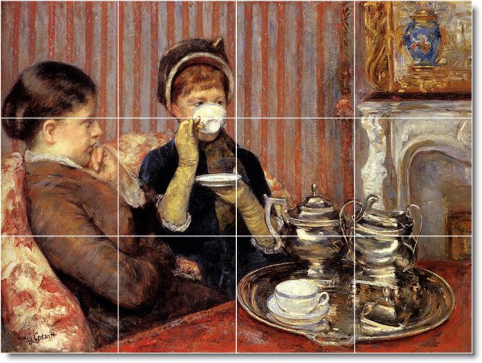 Cassatt Children Tile Murals Wall Bedroom Decor Interior Decor