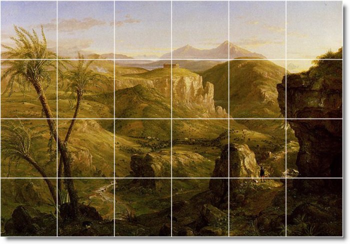 Cole Historical Tiles Mural Floor Room Modern Home Renovations