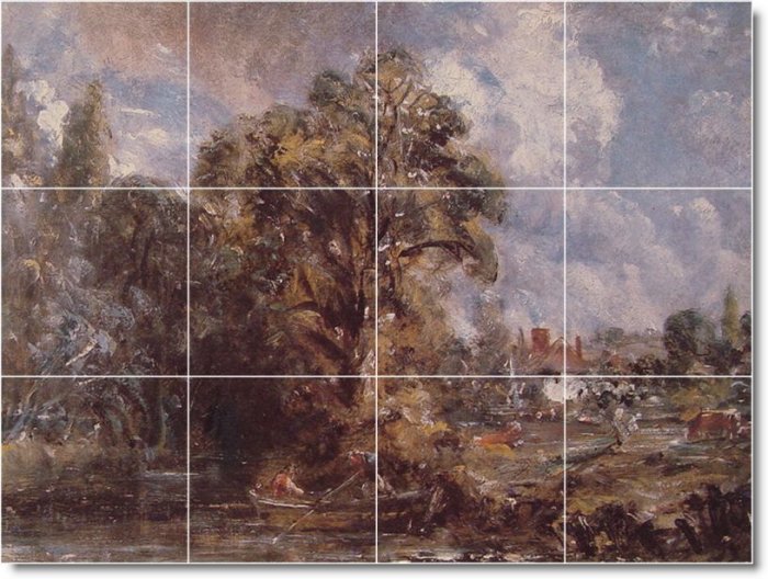 Constable Country Shower Wall Tile Mural Ideas Interior Renovate