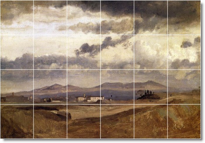 Corot Landscapes Wall Floor Kitchen Murals Design House Modern