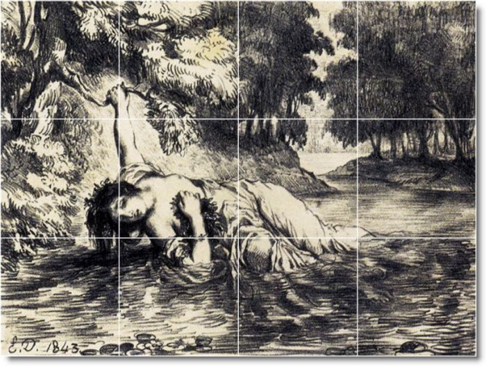 Delacroix Illustration Tiles Room Ideas Commercial Remodeling