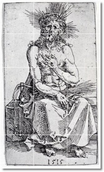 Durer Illustration Mural Bathroom Shower Renovate Decor House