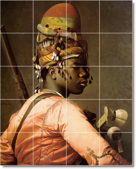 Gerome Men Room Floor Mural Tiles Construction Interior Decorate