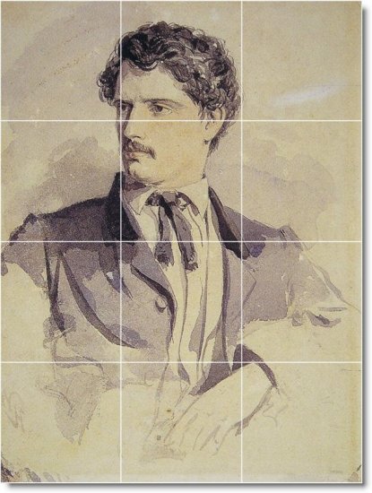 Homer Illustration Tiles Room Mural Renovations Interior Ideas