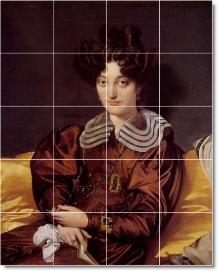 Ingres Women Mural Room Tiles Contemporary Interior Renovations