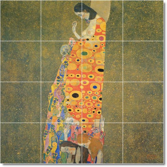 Klimt Abstract Room Tiles Living Mural Wall Home Renovation Idea