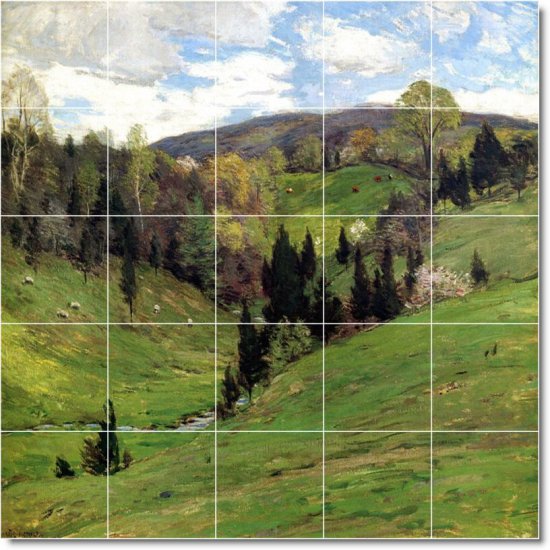 Metcalf Landscapes Tile Backsplash Kitchen Mural Remodel Ideas