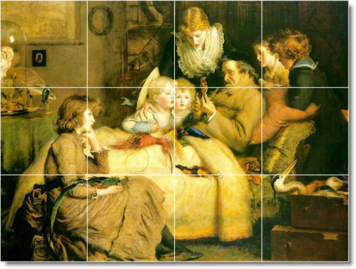 Millais People Room Wall Mural Tiles Decorating Residential Idea
