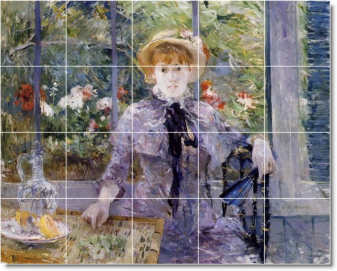 Morisot Women Murals Backsplash Tile Decorate Renovations Home