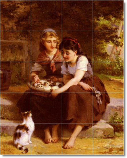 Munier Children Dining Room Wall Tile Murals Floor Modern Art