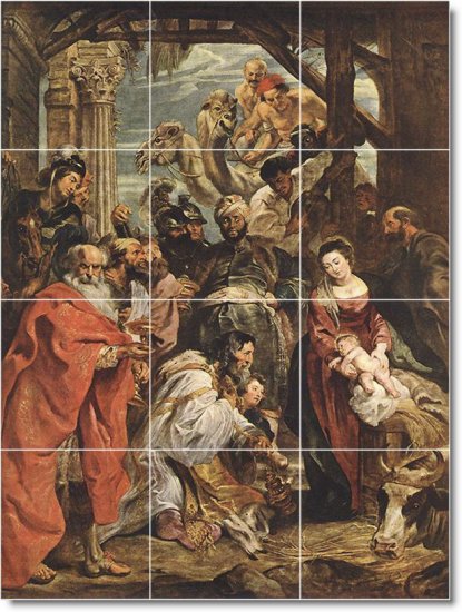 Rubens Religious Tile Floor Living Room Construction Idea Home