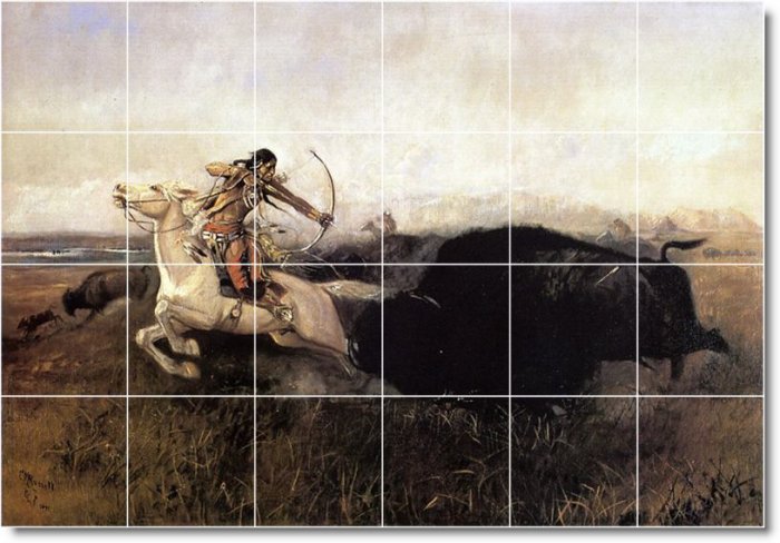 Russell Indians Living Room Mural Floor Decorating Ideas Home