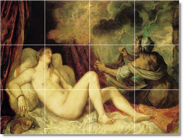 Titian Nudes Room Tiles Wall Living Mural Home Idea Renovation
