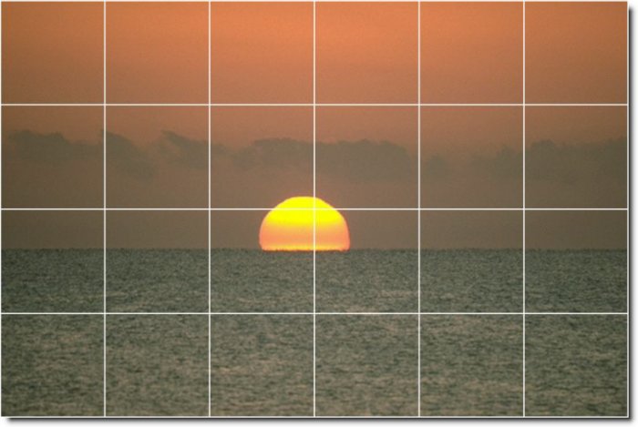 Sunsets Picture Dining Mural Room Floor Design Remodeling House