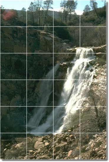 Waterfalls Image Wall Murals Dining Wall Room Decor Home Remodel
