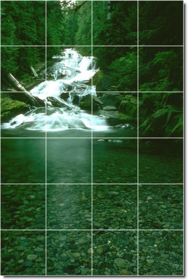 Waterfalls Photo Wall Murals Room Dining Wall Decor Remodel Home