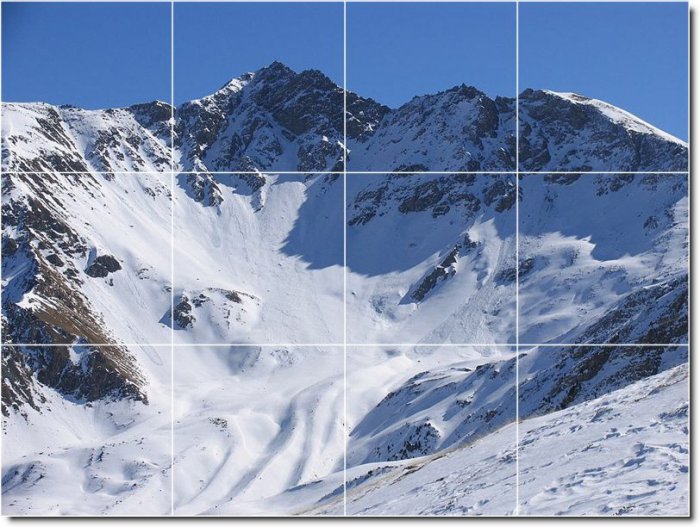 Mountains Picture Living Room Mural Floor Remodeling Modern House
