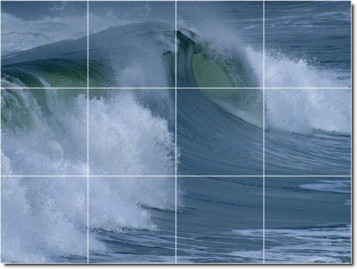 Waves Image Dining Room Tiles Floor Commercial Construction Idea