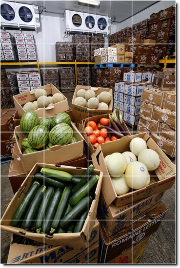 Fruits Vegetables Picture Mural Tiles Room Living Wall House