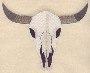 Wild West Steer Skull Towel Set