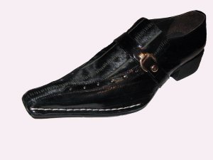 black pony hair shoes