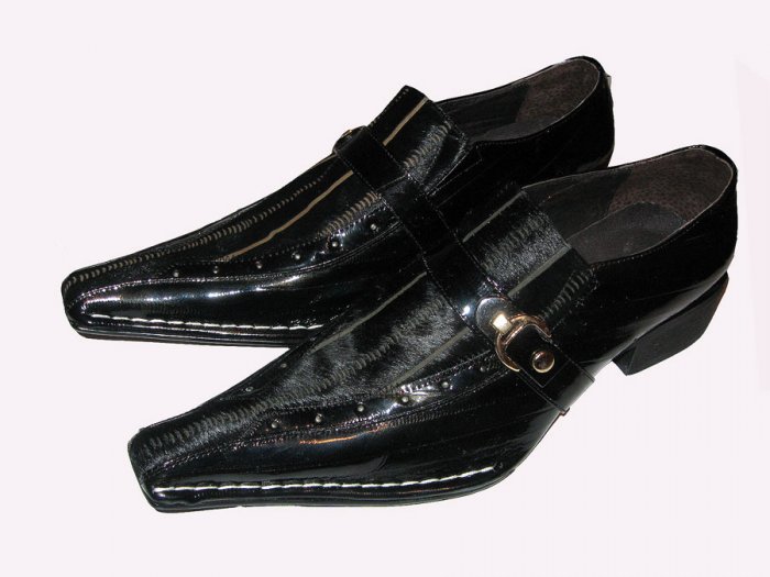 black pony hair shoes