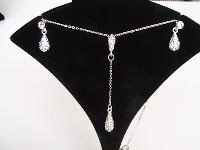 Pave Necklace Set