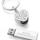 1GB HARD DRIVE HEART KEYCHAIN