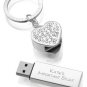 1GB HARD DRIVE HEART KEYCHAIN