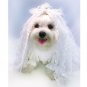 Designer Dog Wedding Dress Satin Lace Medium, Large