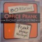Office Prank Phone Message Pad Prank Phone Messages