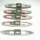 5 Claires Ball Point Pens Pink Clip Plastic Case